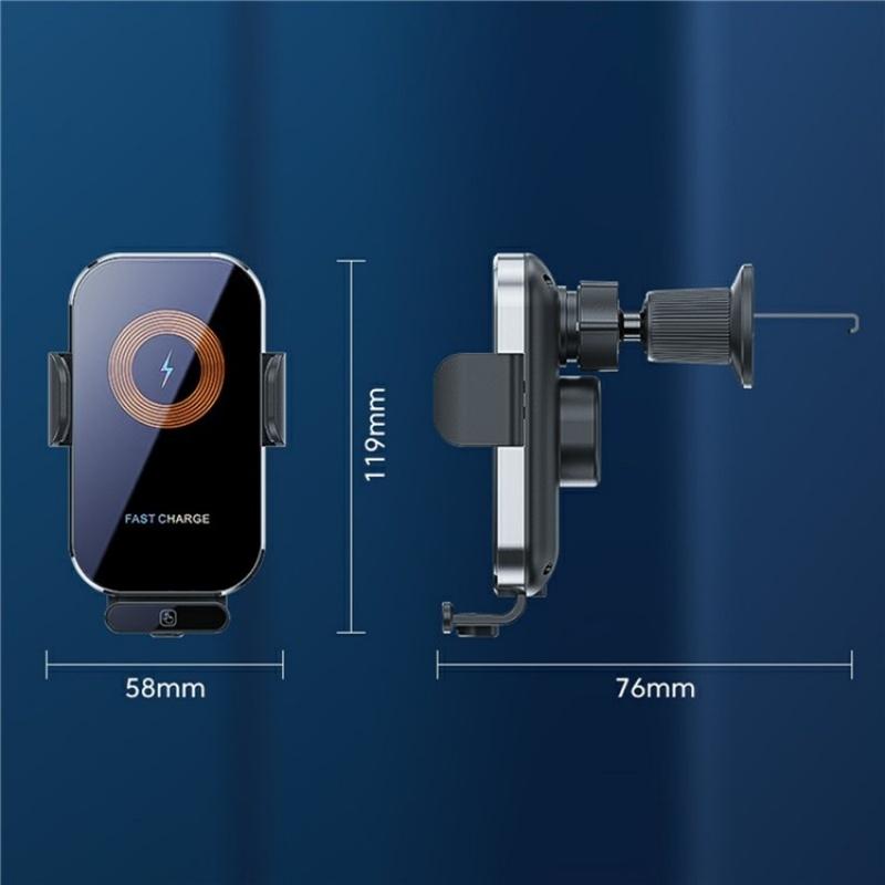 Intelligent Wireless Car Vent Charger - 66w High Power - Tarnish