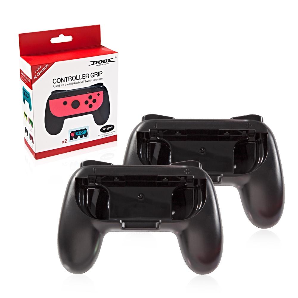 Improved Joy Con Grip for Nintendo Switch - Better Control - Black