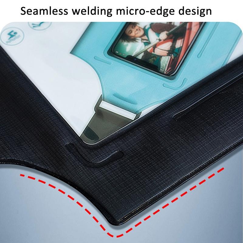 Waterproof Waist Bag For Mobile Phone And Sports - Gray Blue