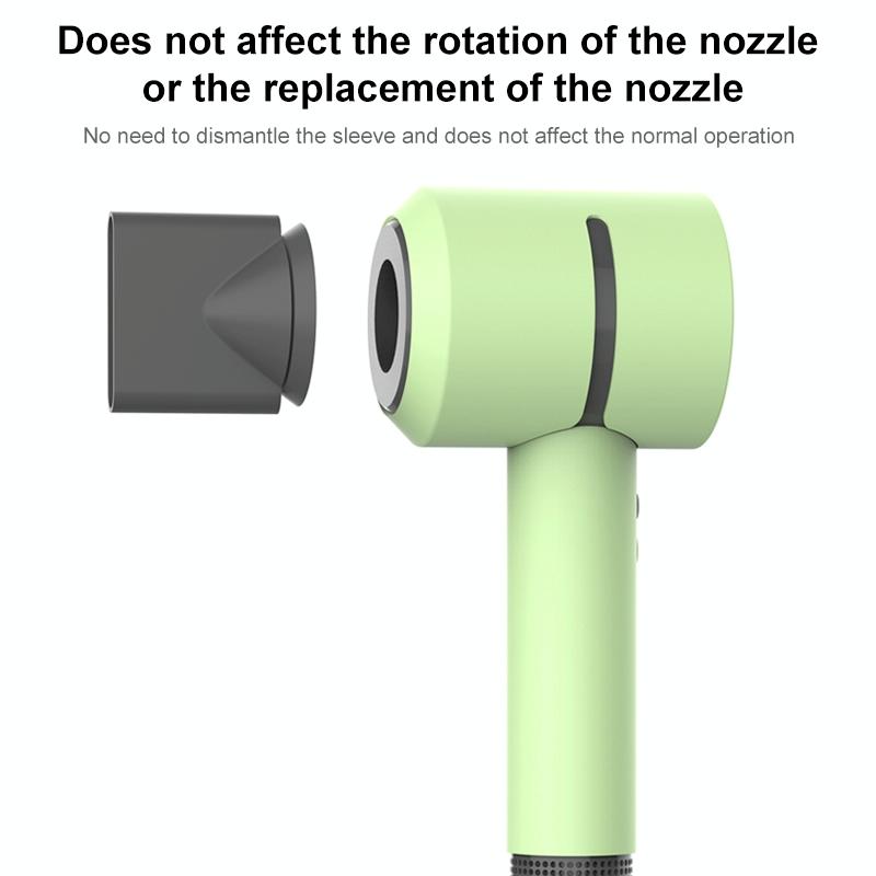 Shockproof Silicone Case For Dyson Hairdryer - Matcha Green