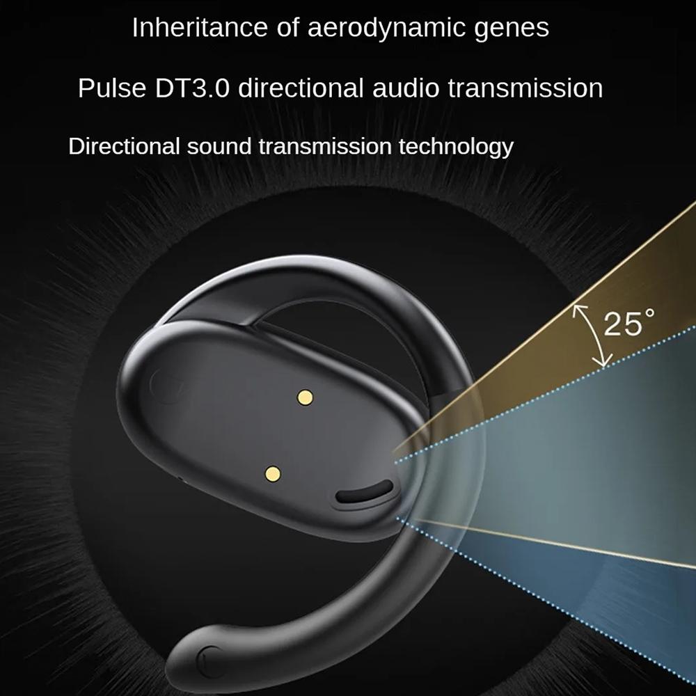 Adjustable Wireless Bluetooth Earphones with Noise Reduction - T35 Ows - White