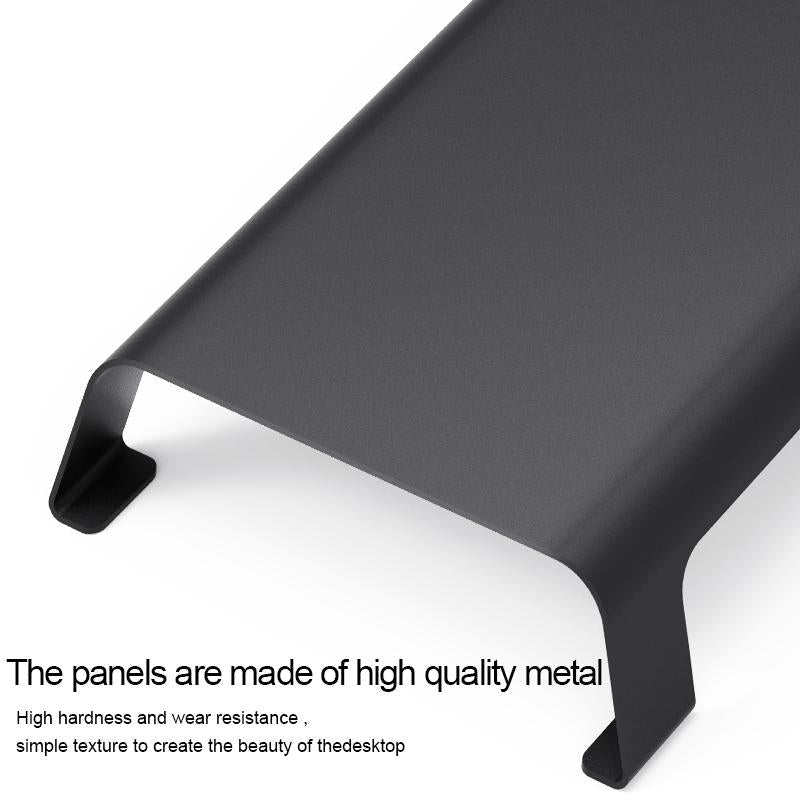 White Monitor Riser Bracket - Space-saving