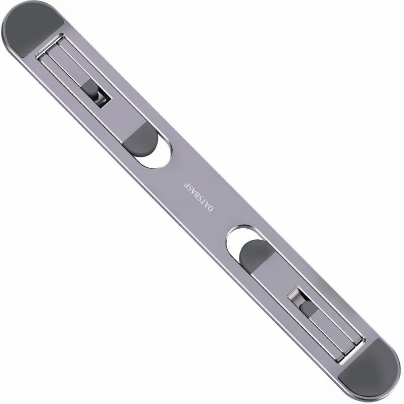 Foldable Laptop Stand with Fan and Heater - Portable and Adjustable - Gray