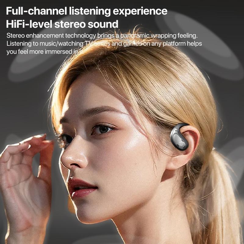 Wireless Bluetooth Earphones for Mechanical Planet - Ear-mounted - Black