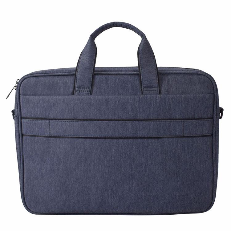 13.3 Inch Waterproof Anti-theft One-shoulder Handbag with Suitcase Belt - Black
