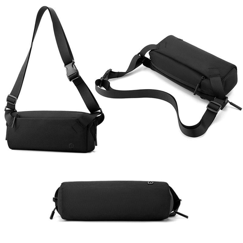 Men Cycling Chest Bag Casual Messenger Pack - Grey