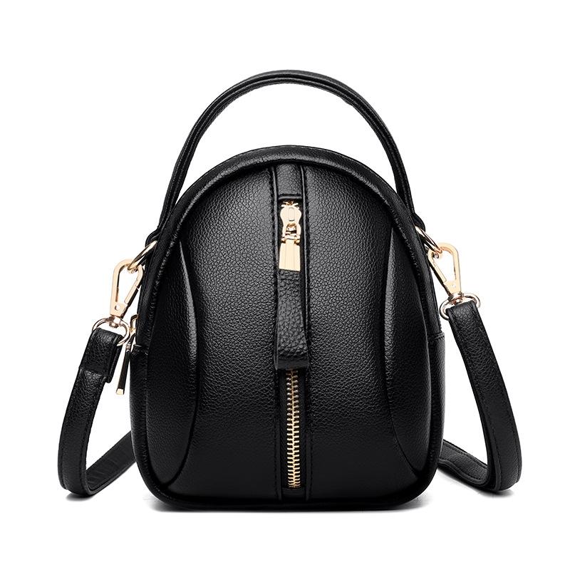 Multi Compartment Shoulder Bag For Women - Blue