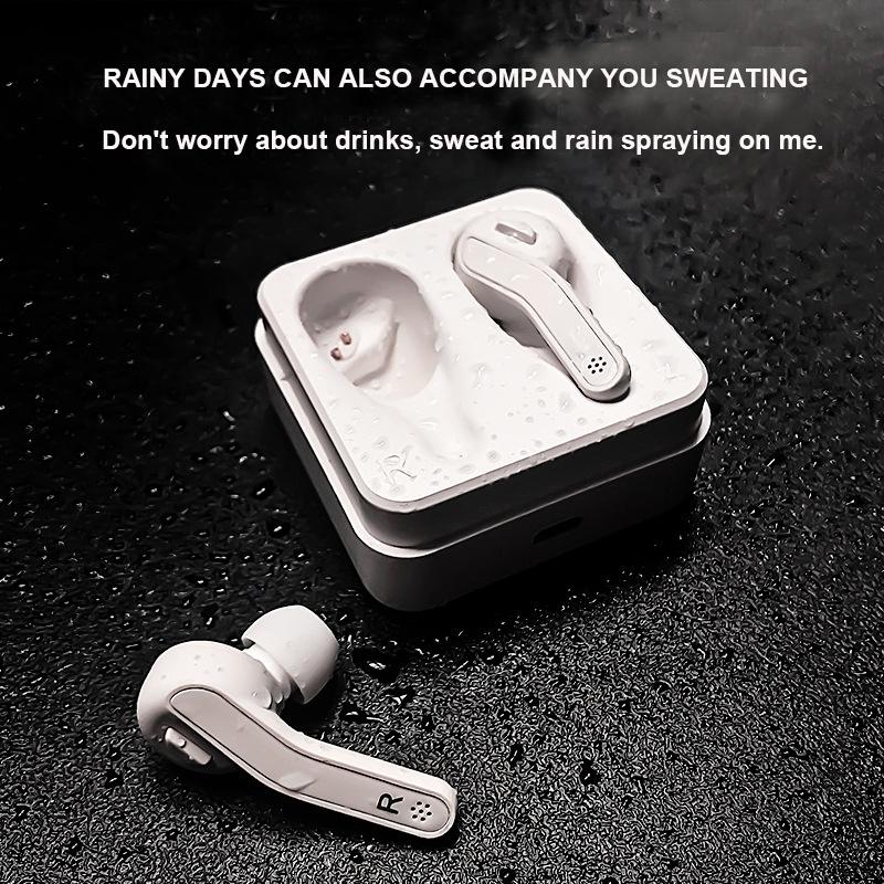 Mini Touch Control Wireless Earbuds with Charger Box - Hifi Bluetooth Tws - White