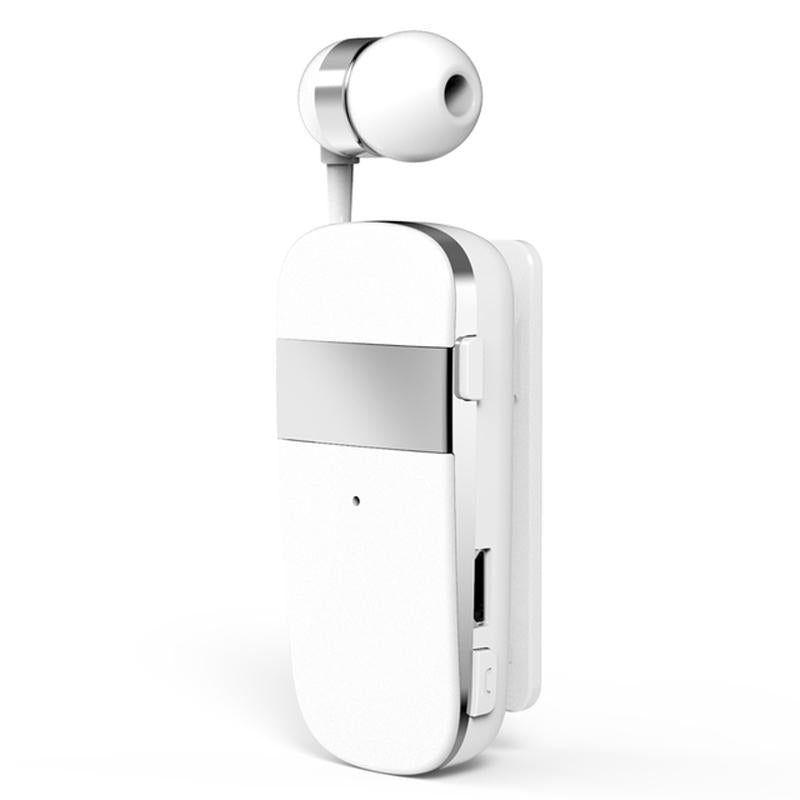 Wireless Bluetooth Earphone with Vibration Reminder for Phone - White
