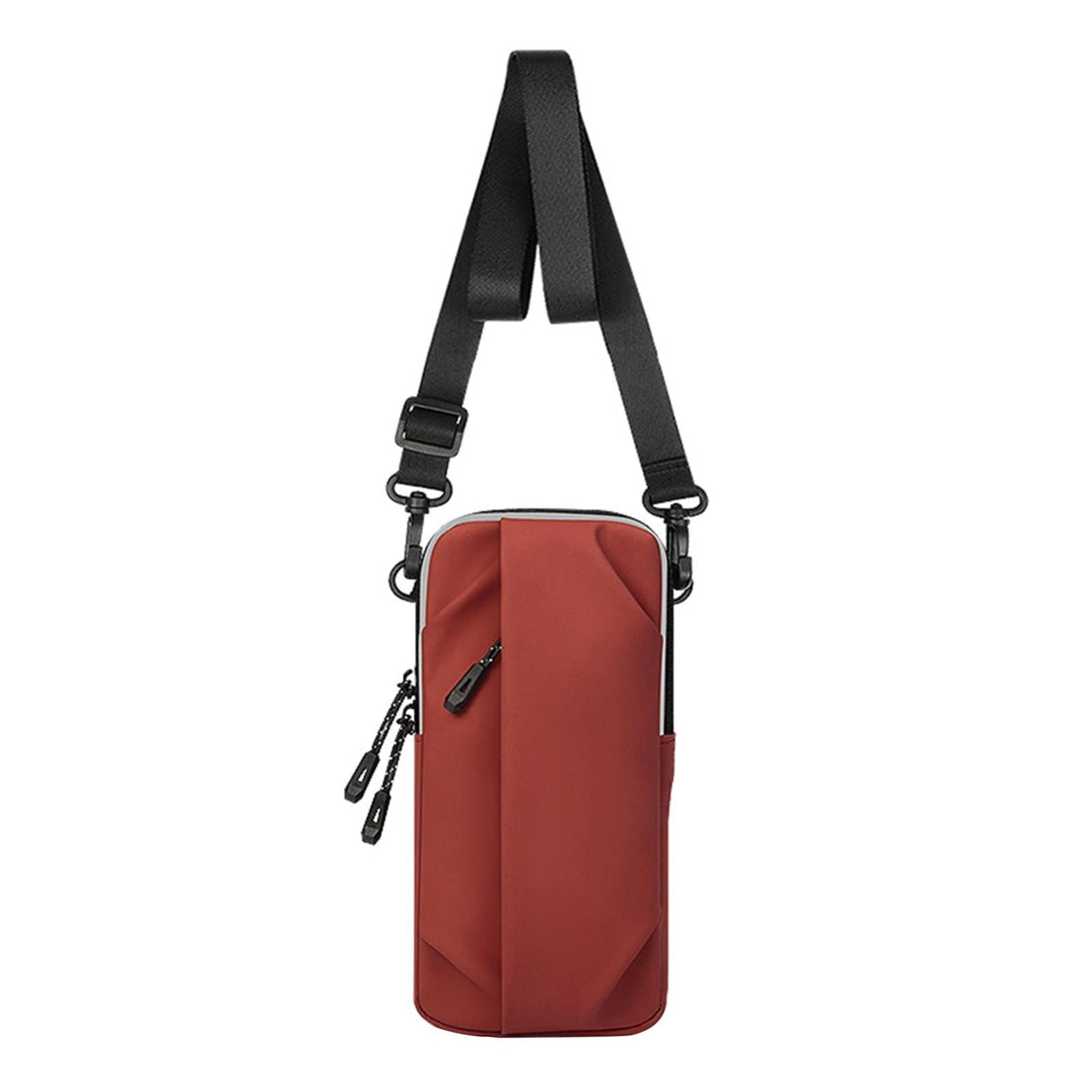 Multi Function Crossbody Bag For Outdoor Sports Fits Mobile Phones Men And Women - Red