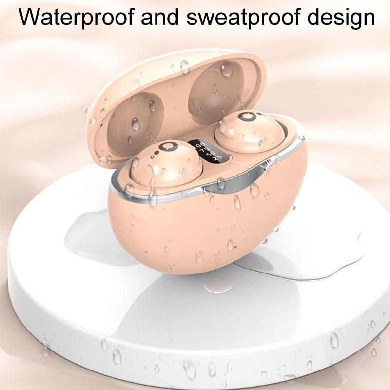 Mini Wireless Sports Earphones with Bluetooth for Sleep - S800 - White