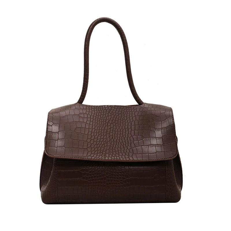 Stylish Winter Crossbody Tote For Women - Coffee