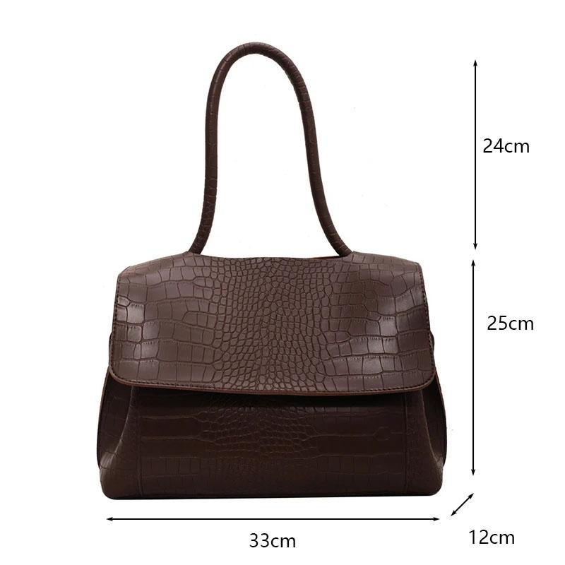 Stylish Winter Crossbody Tote For Women - Coffee