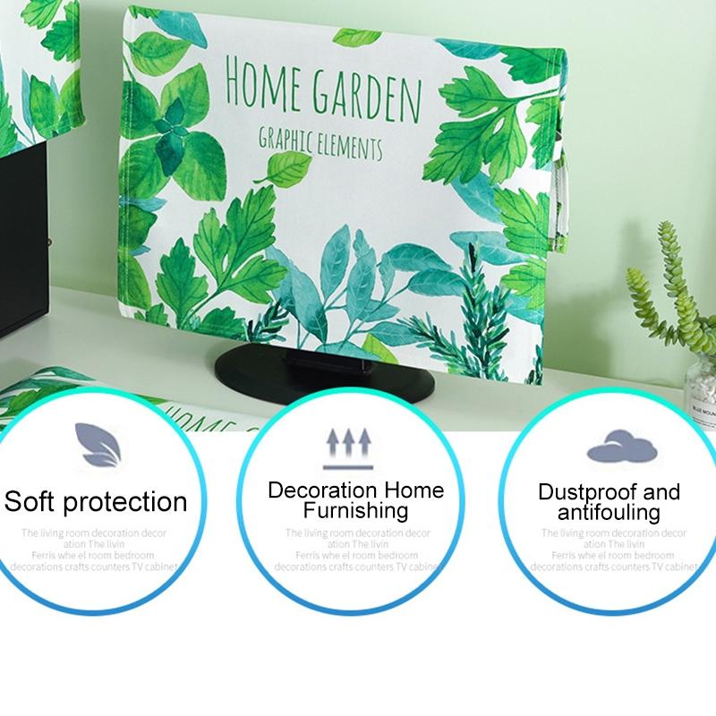 Universal 3-in-1 Desktop Pc Dust Cover - Fits 17-19 Inch - Deer