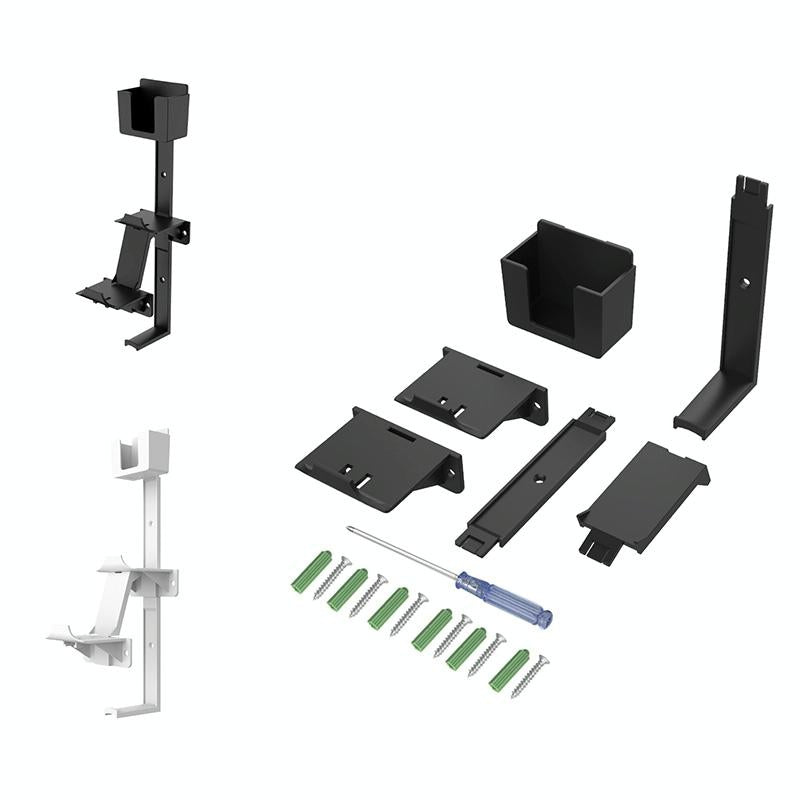 Multi-platform Earphone Wall Hook with Remote Control for Gaming Consoles - Black