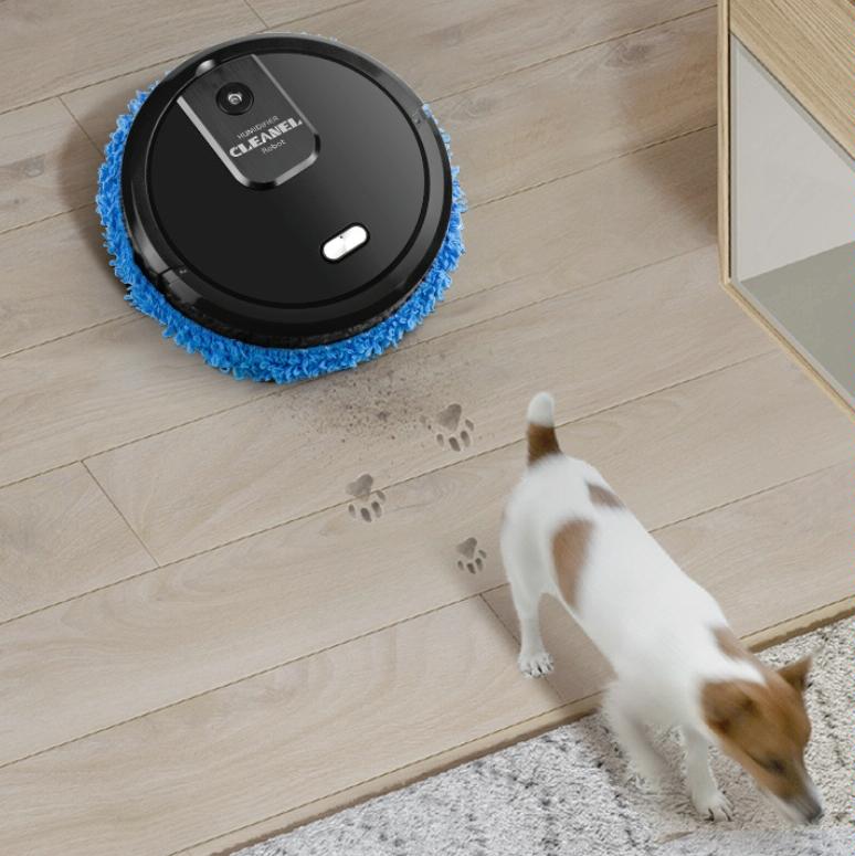 Smart Mopping Robot with Humidifier & Aroma Diffuser - White