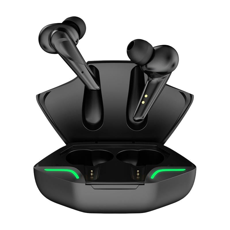 Wireless Gaming Earbuds with Bluetooth 5.0 and Led - White