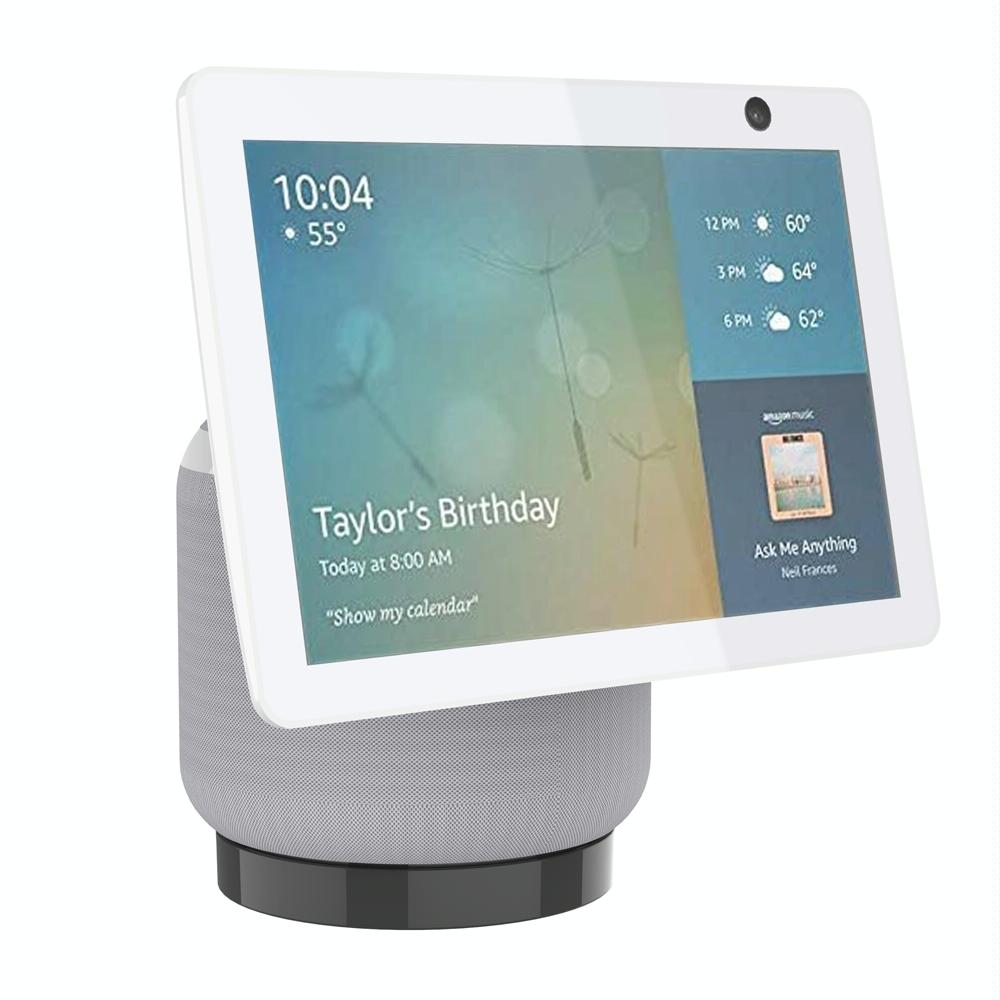 Desktop Bracket for Amazon Echo Show 10 - no Drilling Required - Black