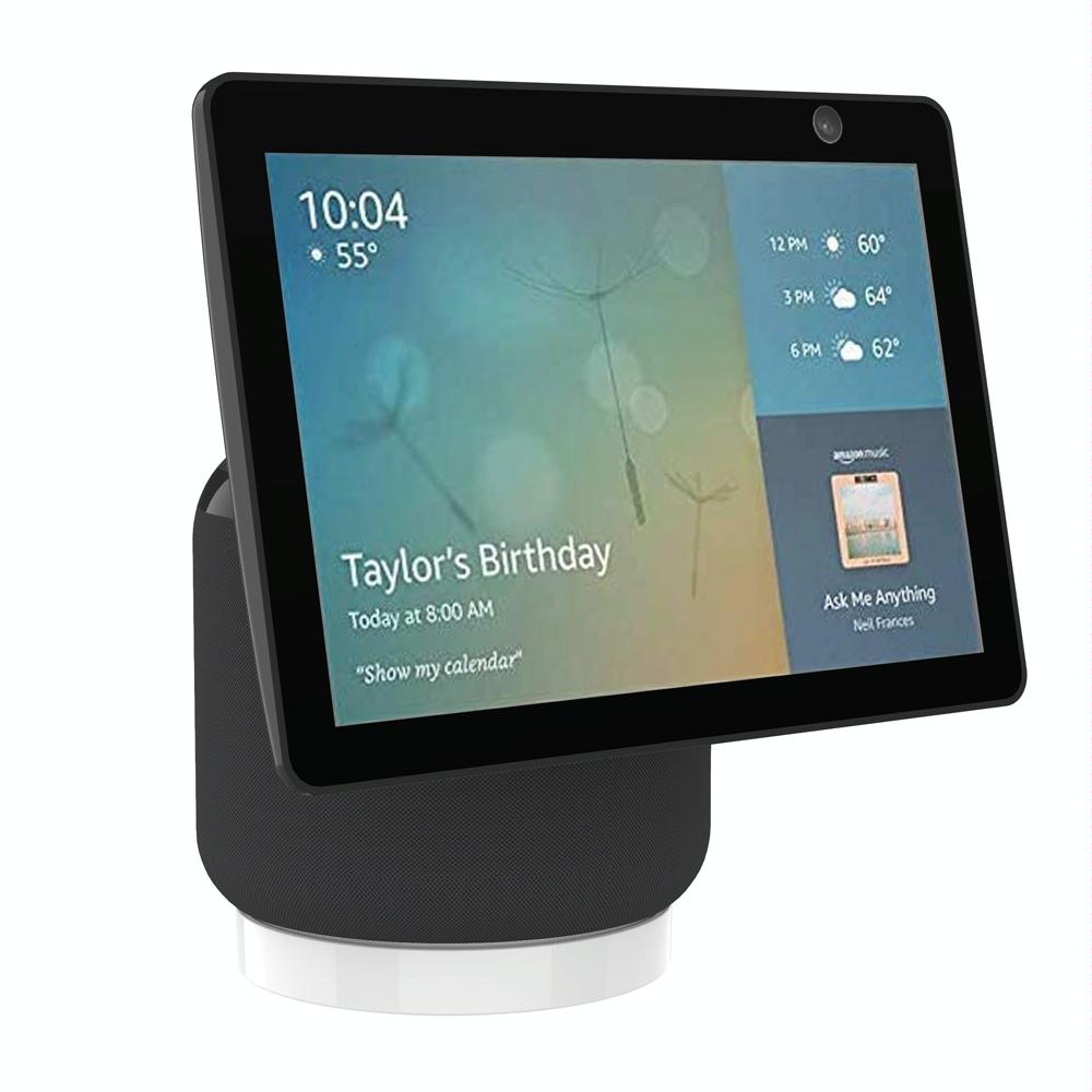Desktop Bracket for Amazon Echo Show 10 - no Drilling Required - Black