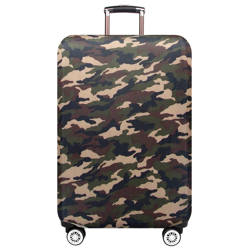Protective Dustproof Cover for Travel Trolley Suitcase - Small Size - Camouflage 2