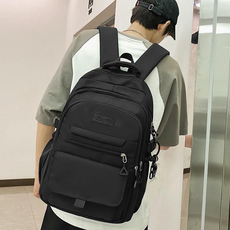 Simple Oxford Cloth Travel Backpack For Students 45 X 31 X 18Cm - White