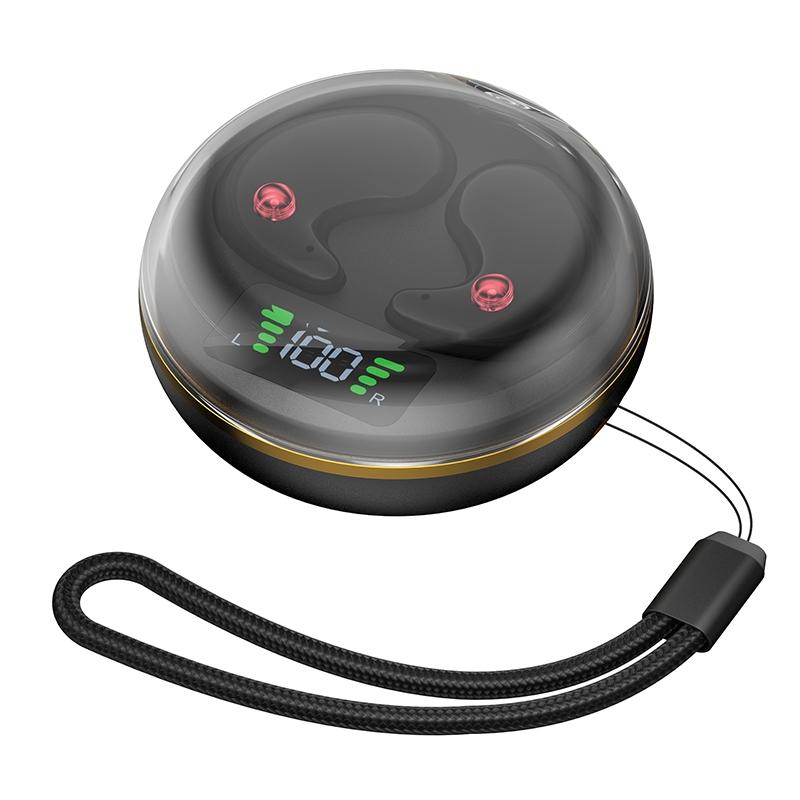 Mini Invisible Bluetooth Earphones with Charging Case - White