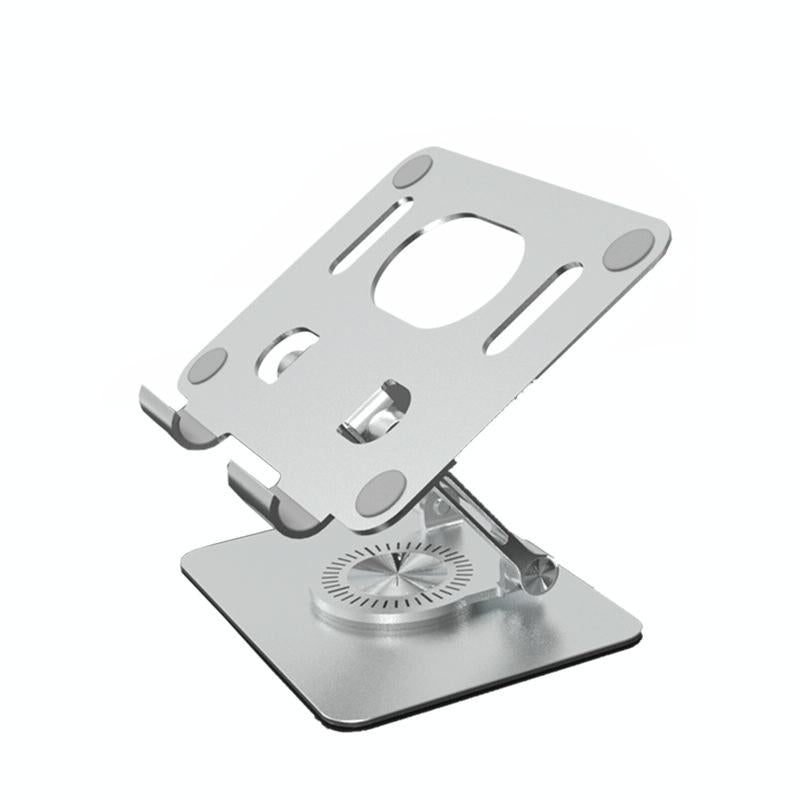 Universal Tablet Stand - 360 Degree Rotating Foldable - Gray