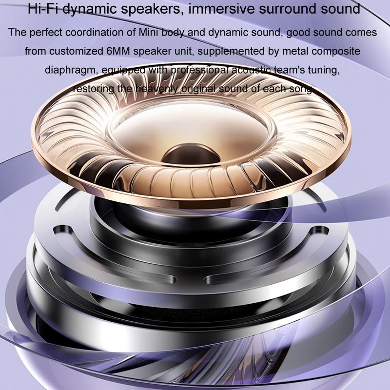 Comfortable Wireless Bluetooth Earphones - Noise Canceling - Skin Colour