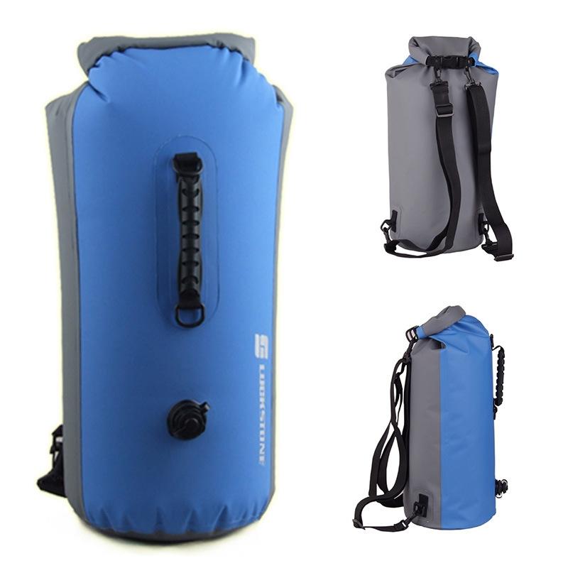Waterproof Rafting Backpack For Outdoor Activities - Yellow Black