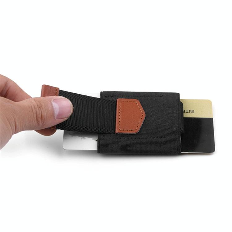 Leather Credit Card Holder For Men & Women Black