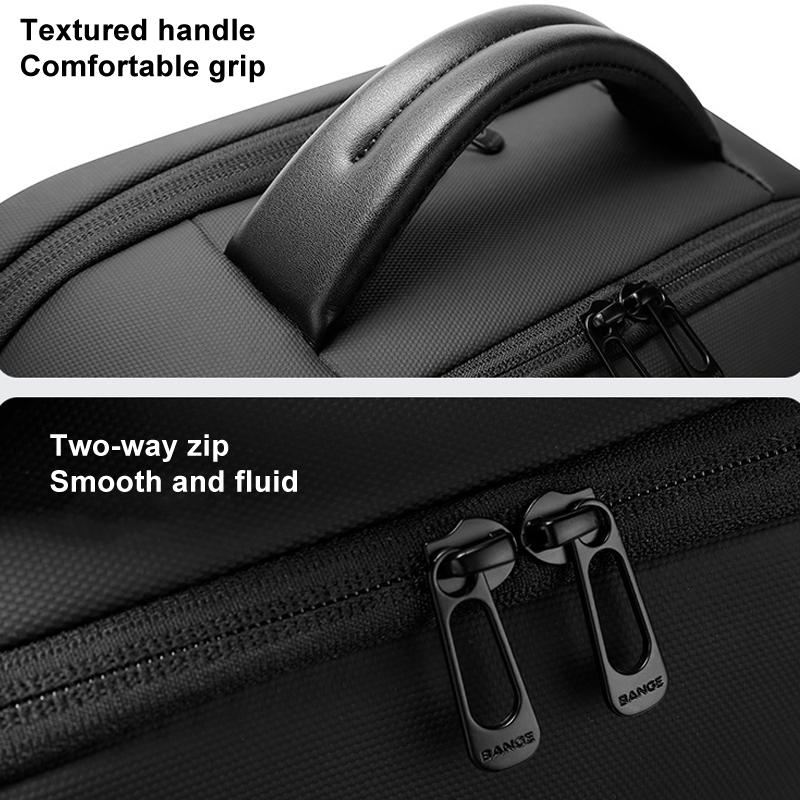 Men Commuter Laptop Backpack - Gray