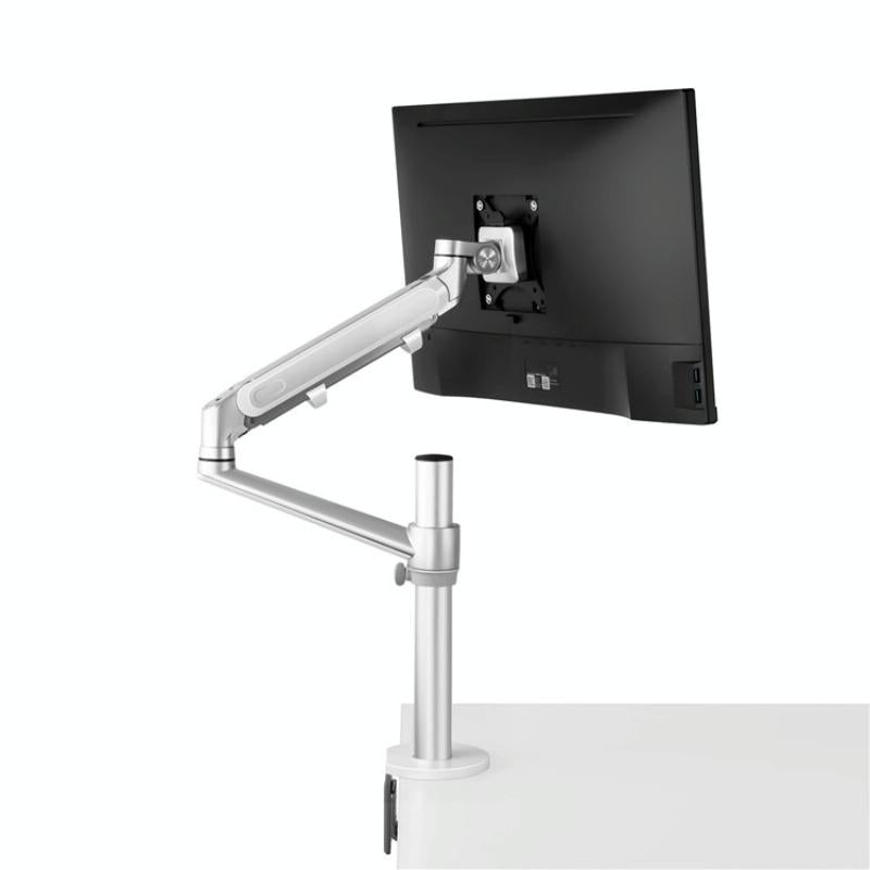 Adjustable Laptop Monitor Stand Mount - Aluminum Alloy - Silver