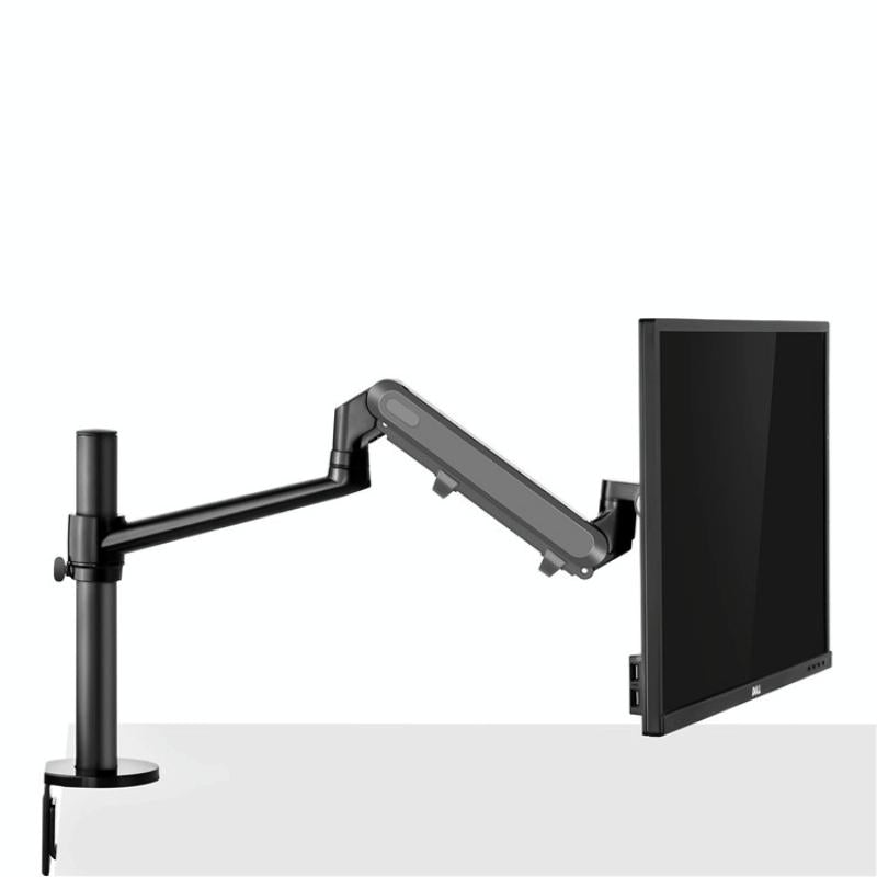 Adjustable Laptop Monitor Stand Mount - Aluminum Alloy - Silver