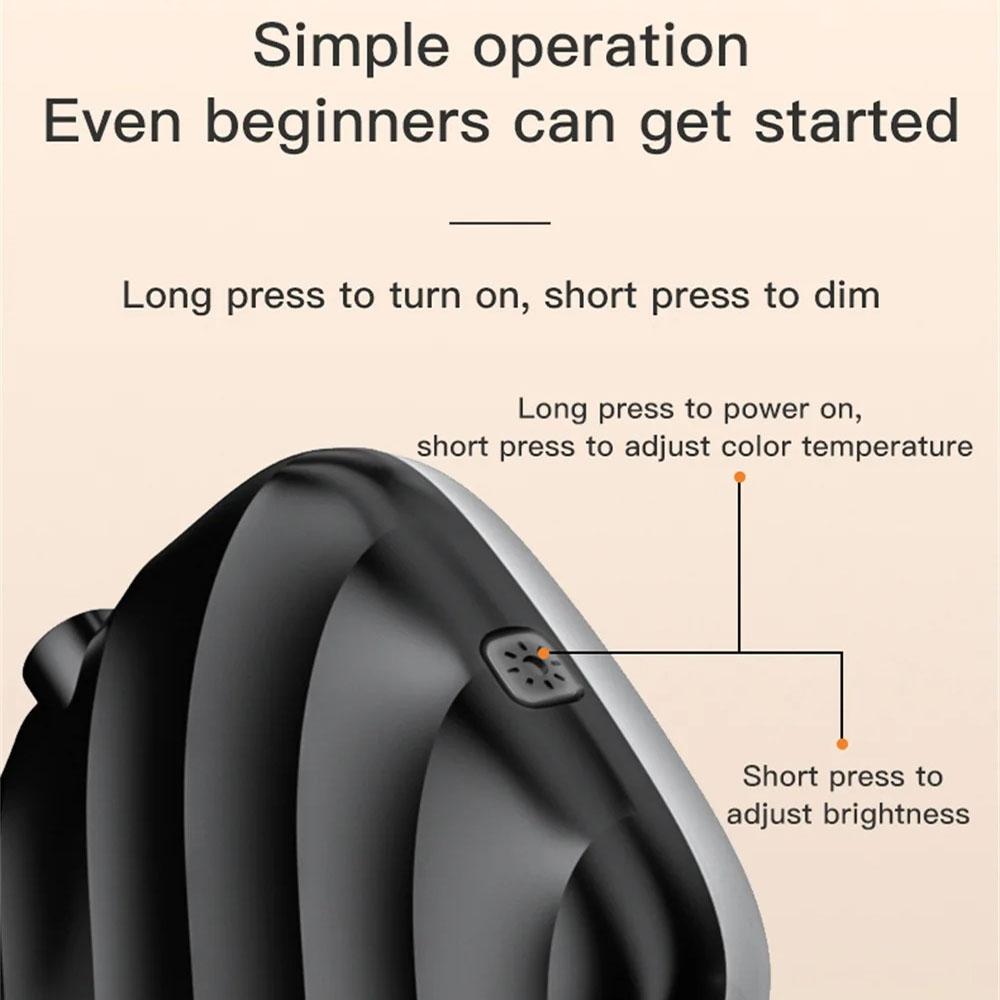 Usb Charging Led Beauty Fill Light for Mobile Phone Live Camera - White