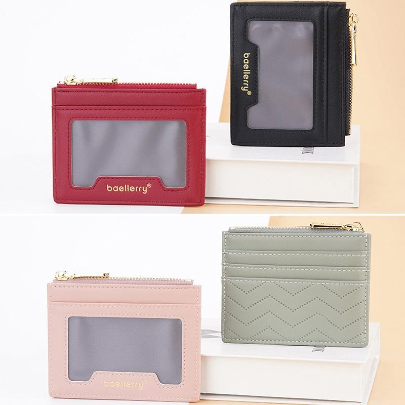 Light & Thin Card Bag Multifunctional Coin Purse - Red