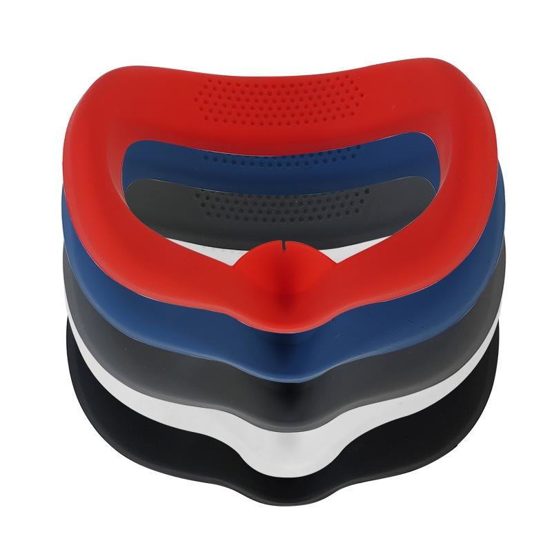 Silicone Vr Eye Mask Lens Cover Set for Oculus Quest 2 - Black