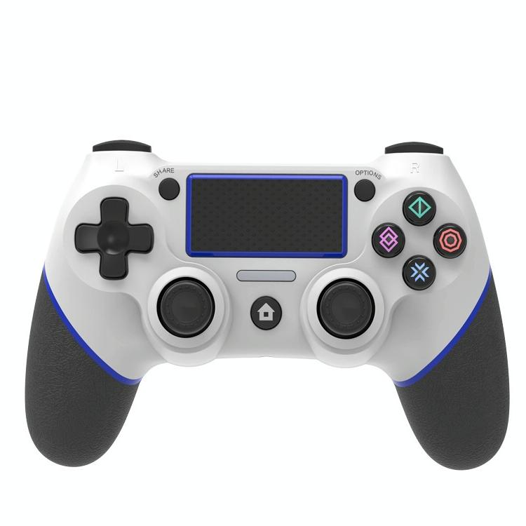Rubberized Bluetooth Gamepad for Ps4 - Wireless - White Green