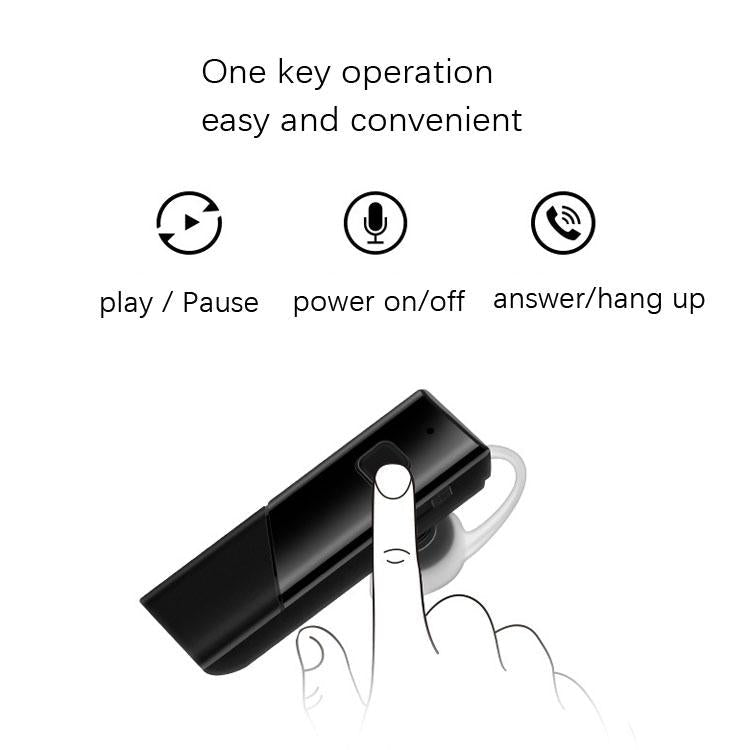 Sports Bluetooth Headset - Wireless Stereo - A1 White