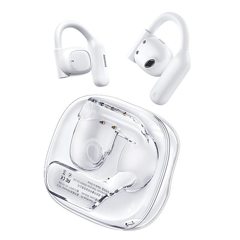 Crystal Air Conduction Bluetooth Earphones - Openbuds Ows - Navy