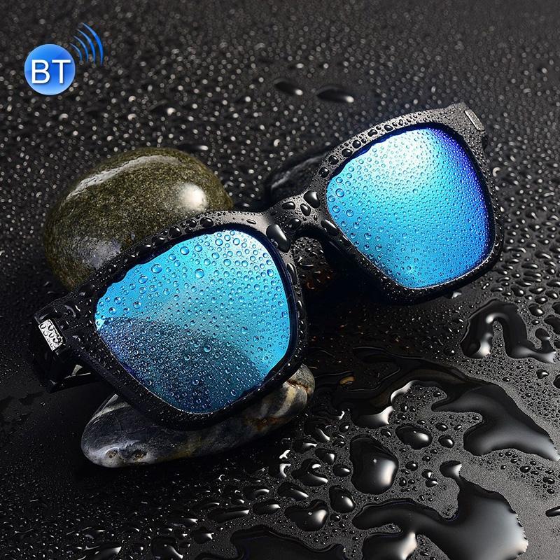 Waterproof Bluetooth Glasses Earphone - Mini Binaural Smart Call - Blue