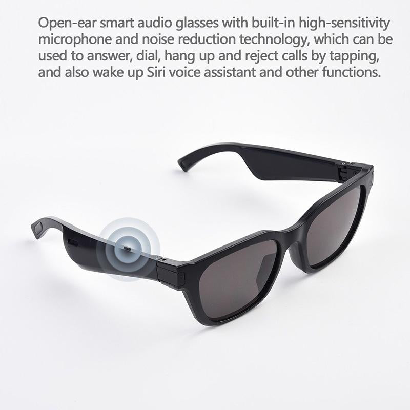 Waterproof Bluetooth Glasses Earphone - Mini Binaural Smart Call - Blue