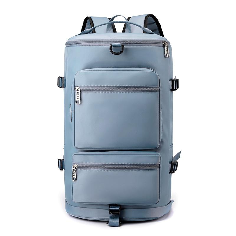 Waterproof Gym Bag - Shoe Compartment Included - Light Green