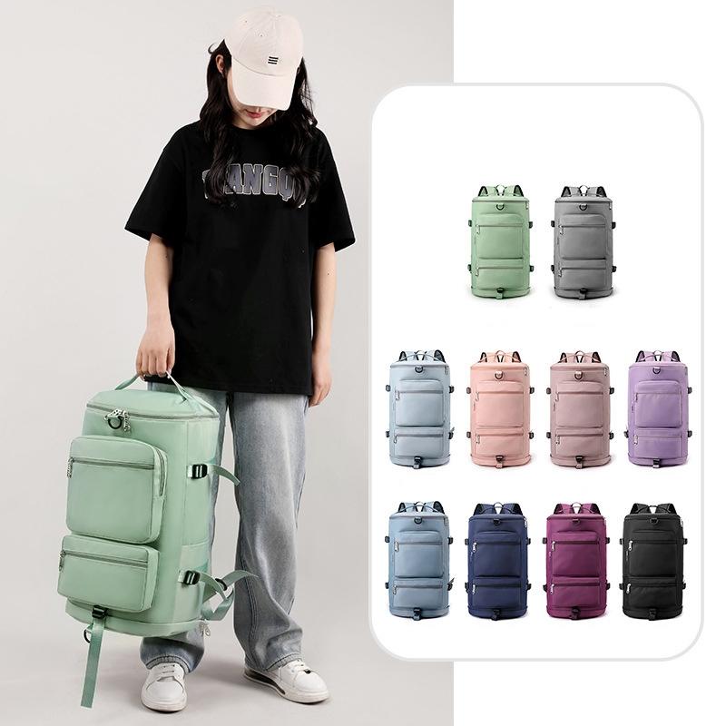 Waterproof Gym Bag - Shoe Compartment Included - Light Green