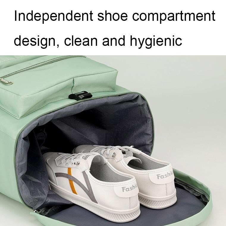 Waterproof Gym Bag - Shoe Compartment Included - Light Green