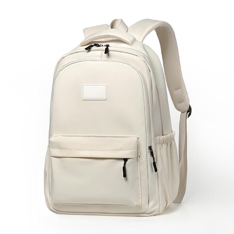 Versatile Solid Backpack For Teens & Adults - Gray