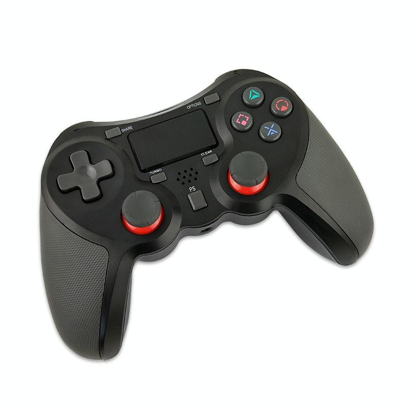 Wireless Bluetooth Game Controller for Ps4 - Rubberized - Blue