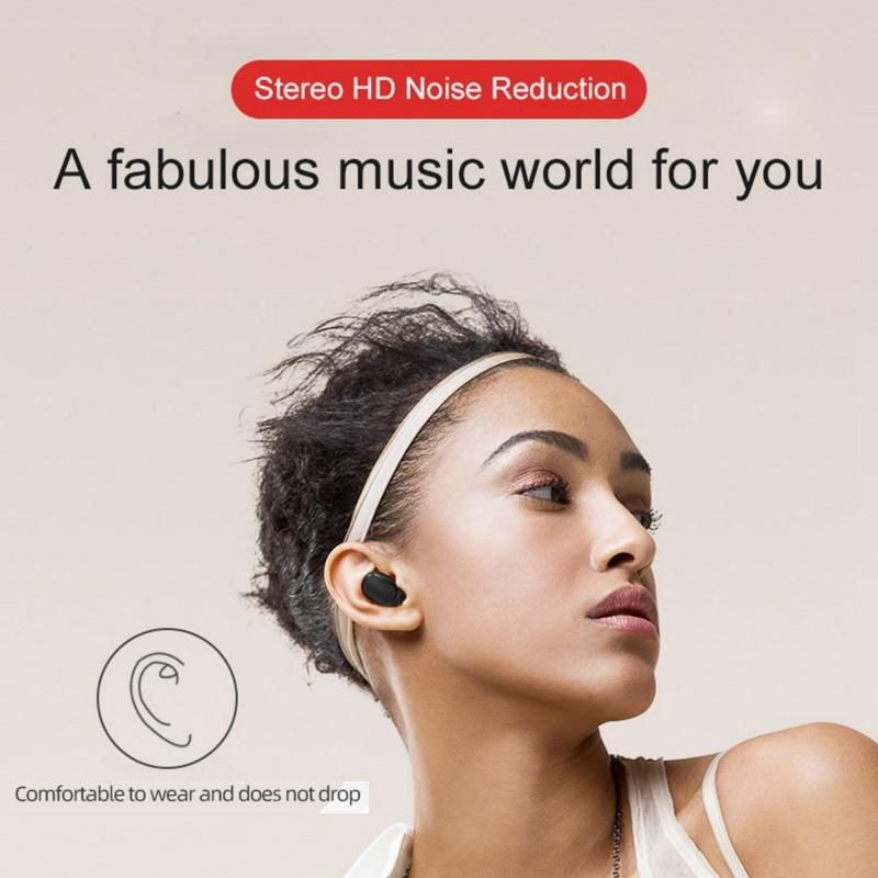 Wireless Bluetooth Earphones with E6s Led Display - Tws - Pink