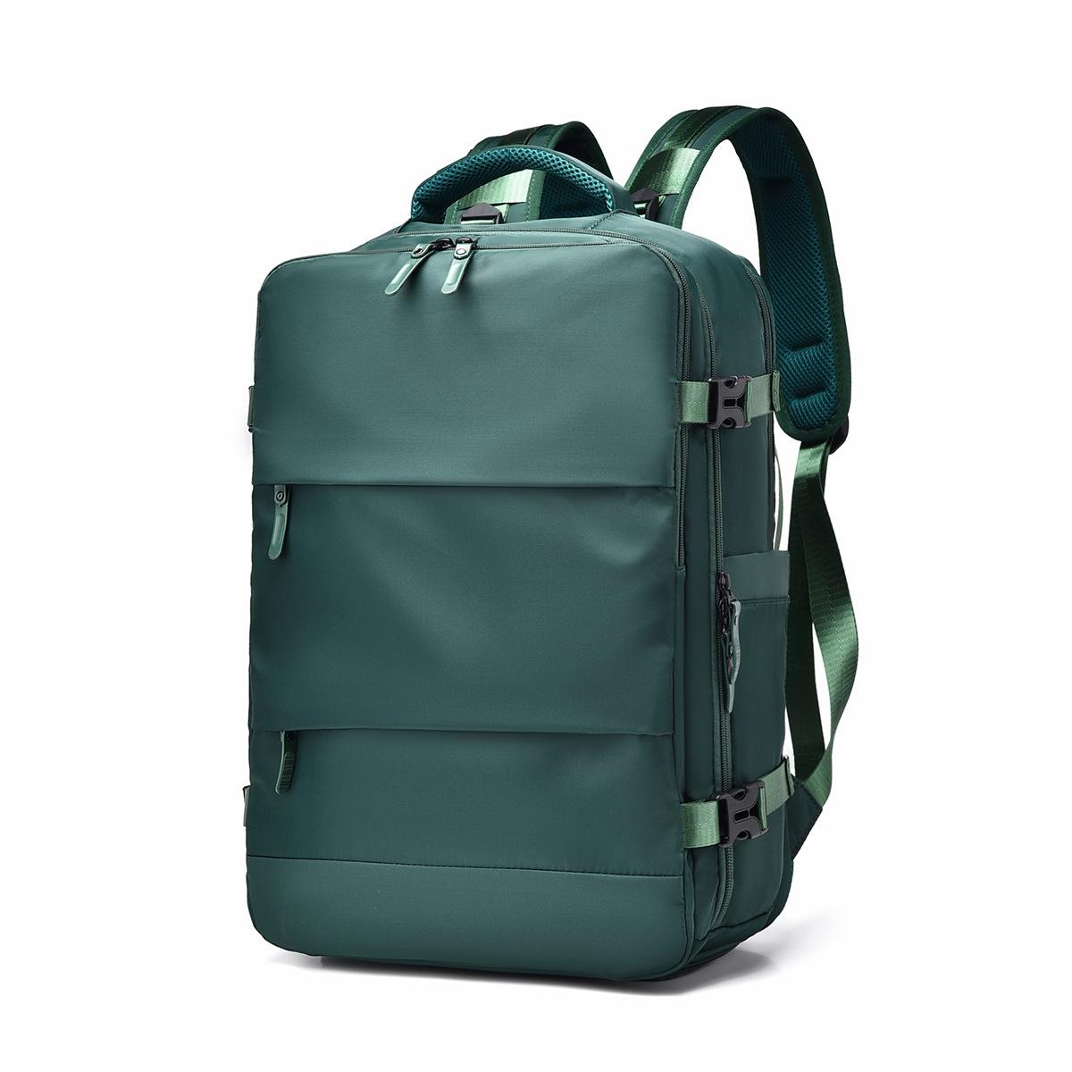 Spacious Business Travel Backpack Fits Laptop - Green