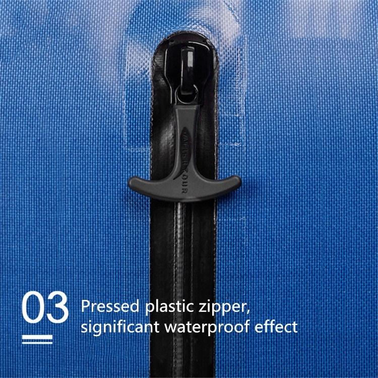 60L Waterproof Backpack For Swimming Diving Surfing Large Capacity Mountaineering Bag - Blue