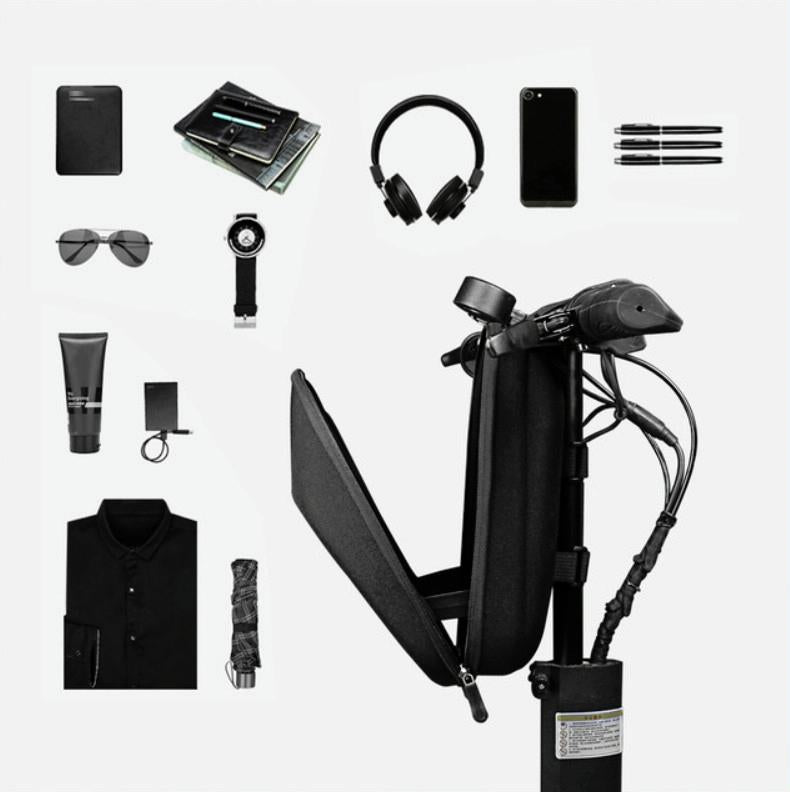 Waterproof Hard Shell Bag for Xiaomi No.9 Electric Scooter - Front Storage for Folding Car - Gray
